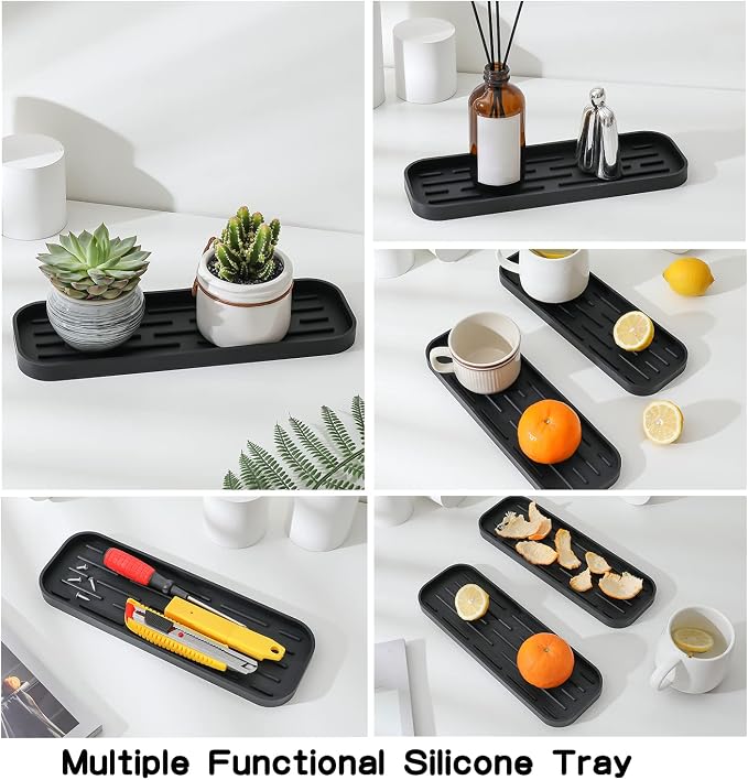 MicoYang Silicone Kitchen Sink Organizer Tray - Image 5