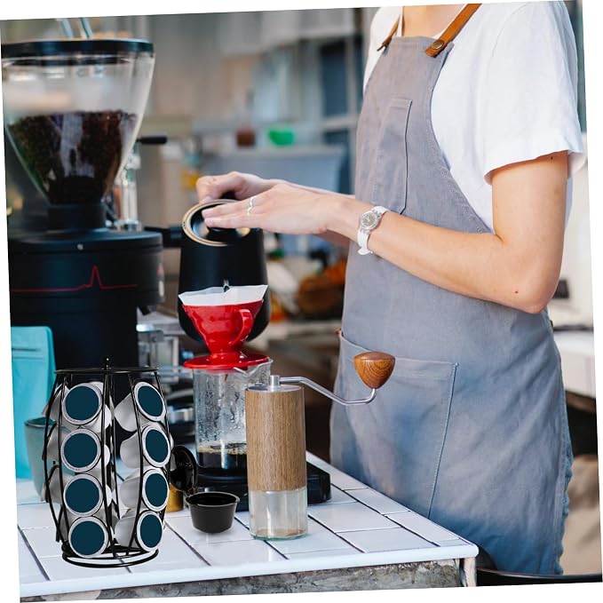 PRETYZOOM Coffee Holder Organizer Metal Storage Rack - Image 5