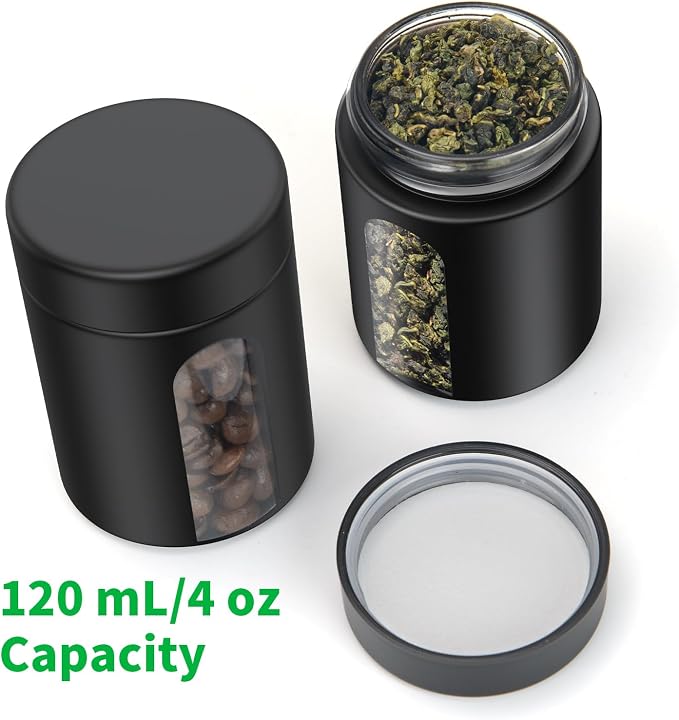 Urekt Glass Storage Jar, 2 Pack Premium Food Grade Visual Container - Image 4