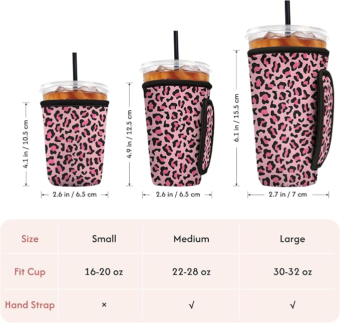 Reusable Insulated Neoprene Iced Coffee Sleeve - Image 4