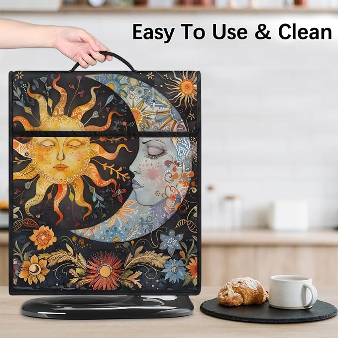Sun Moon Kitchen Aid Mixer Cover Compatible Stand Mixer Dust Cover | Ethnic - Image 6