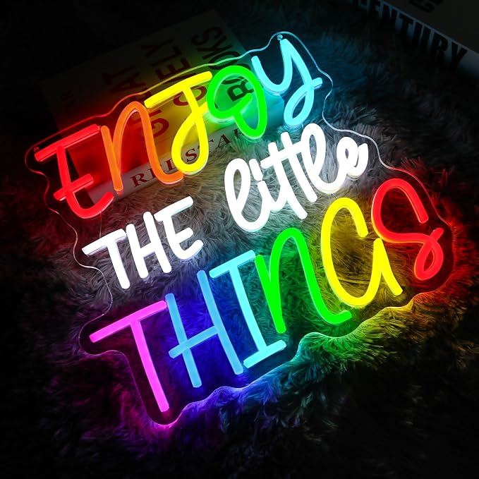 Enjoy The Little Things Neon Sign - Image 5