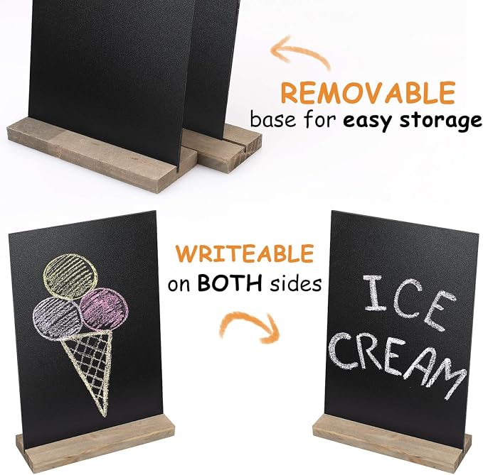 6 Pack Mini Chalkboard Signs - Image 4