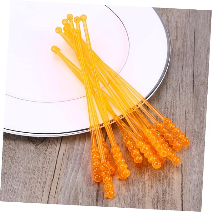 LIFKOME 50pcs Acrylic Stir Sticks Beer Chiller Coffee Bar Accessory Translucent - Image 9