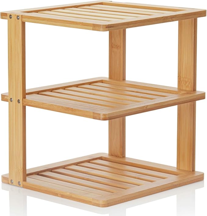Bamboo Corner Shelf by BERYLAND