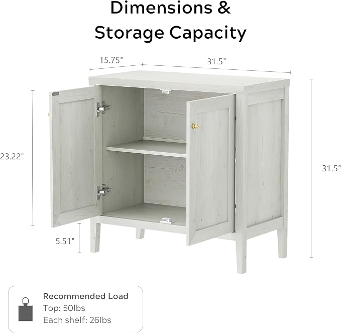 EYYTHUNG Buffet Cabinets Set of 2 - Image 2