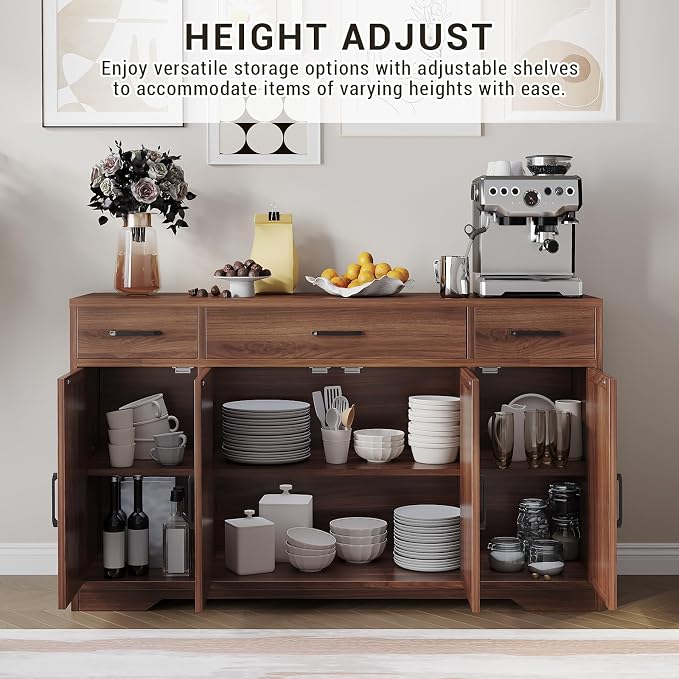 Modern Buffet Sideboard Kitchen Storage Cabinet - Image 6
