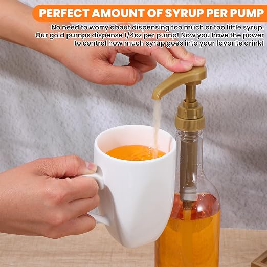 26Pcs Coffee Syrup Pumps, Fits 750ml 25.4oz Syrup Bottle, Coffee Syrup Pump - Image 5