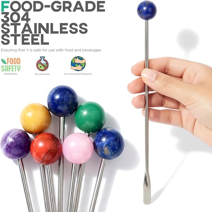 Homestia 6PCS 8.6" Stainless Steel Coffee Stirrers - Image 5