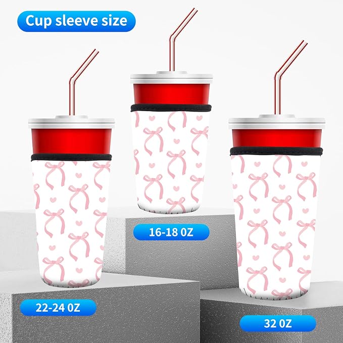3 Pack Reusable Neoprene Insulator Sleeve - Image 4