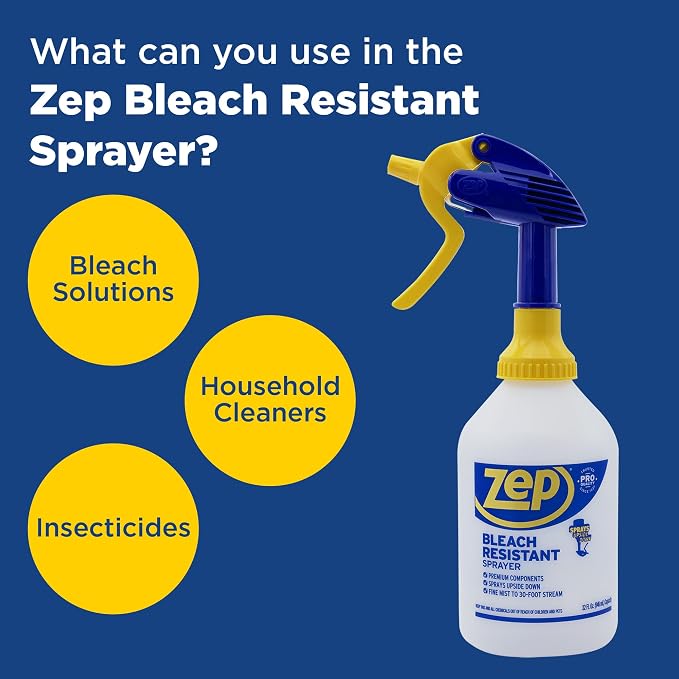 Zep New Bleach Resistant Professional Sprayer 2.0 Bottle 32 Ounces - Image 4