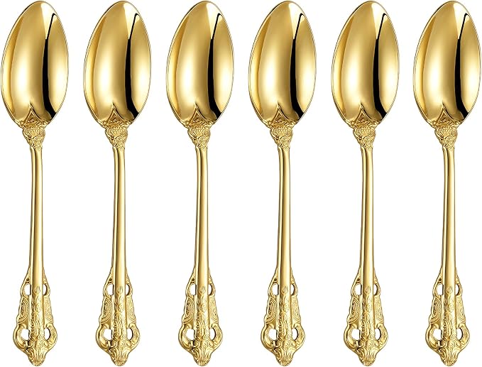 KEAWELL Luxurious 5.1-Inch Espresso Spoons Set by KEAWELL