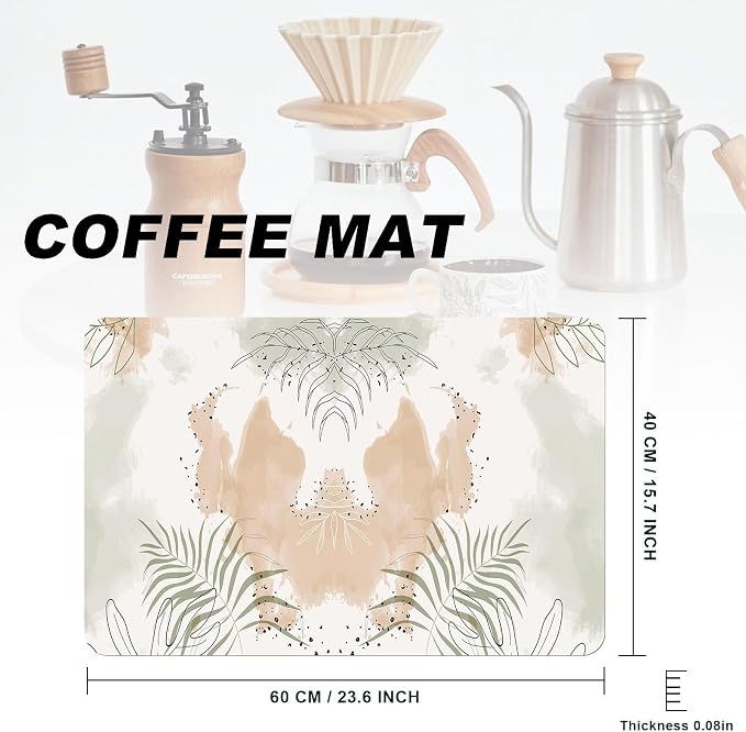 Coffee Mat, Coffee Bar Accessories Fit Under Coffee Maker Espresso Machine - Image 2