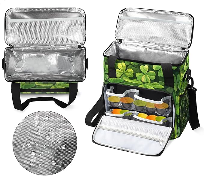 St.Patrick's Day Coffee Maker Travel Bag, Portable Storage Tote Bag - Image 3