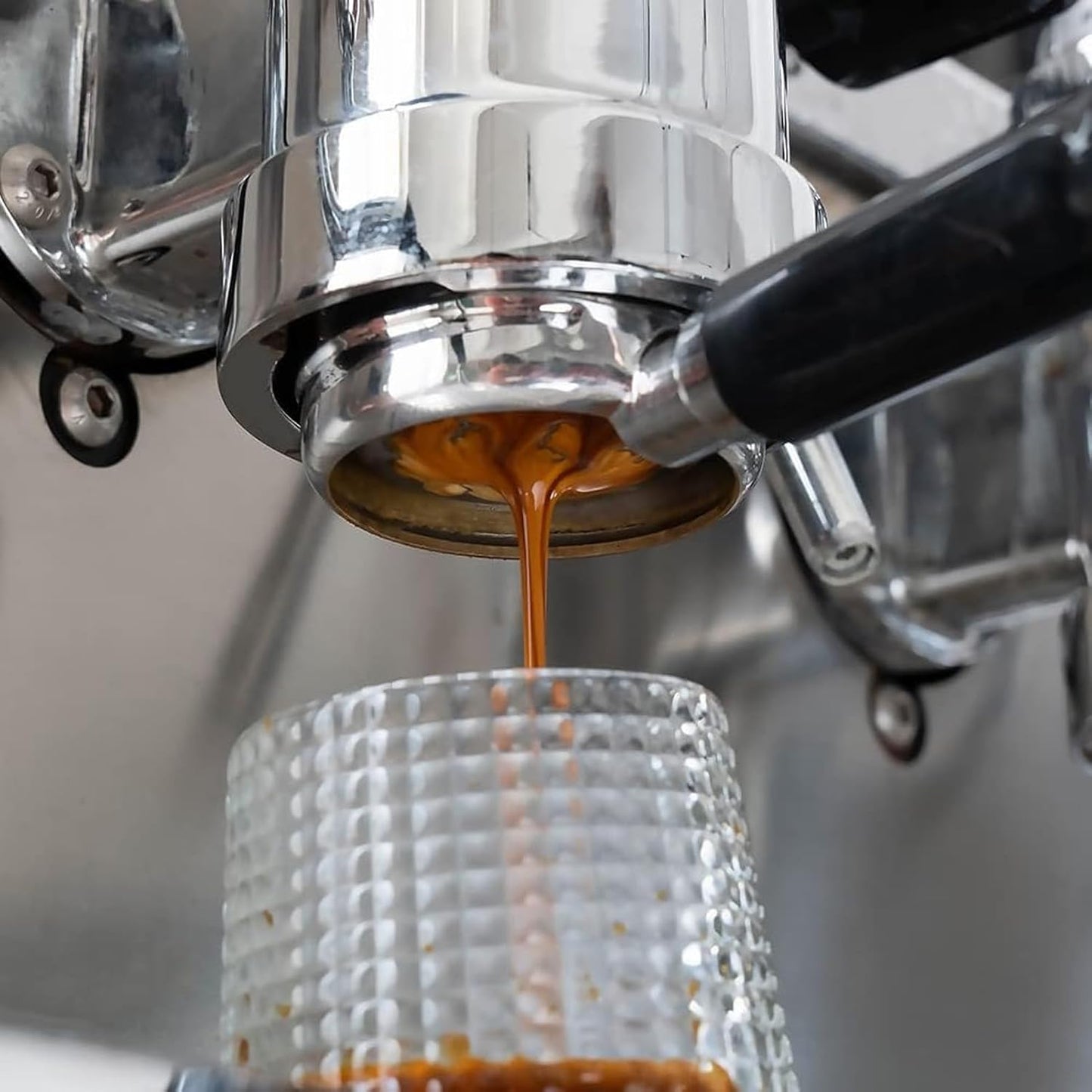 watchget 51mm Espresso Puck Screen Lower Shower Screen Espresso Filter for 51mm Portafilter Filter Basket 1mm Thickness 150μm Coffee Filter 316 Stainless Steel Reusable Espresso Screen