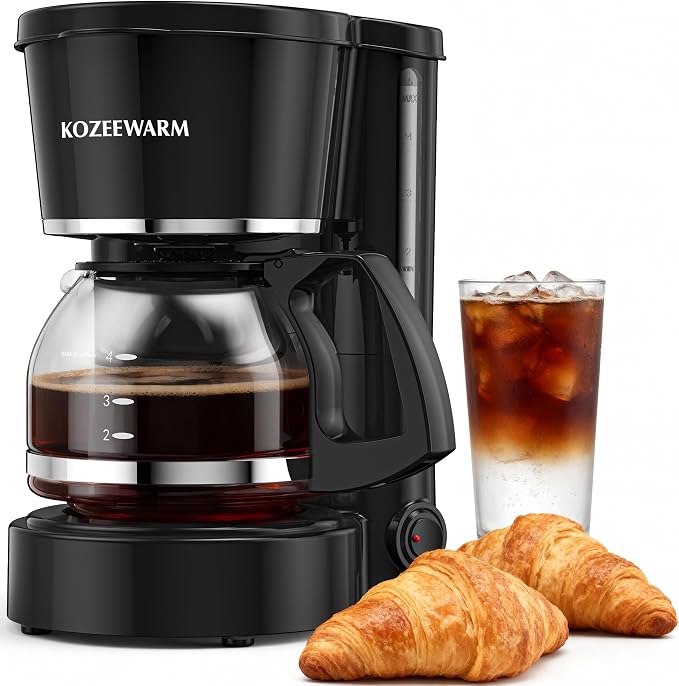 Coffee Maker, 5 Cup Drip Coffee Machine | by Kozeewarm