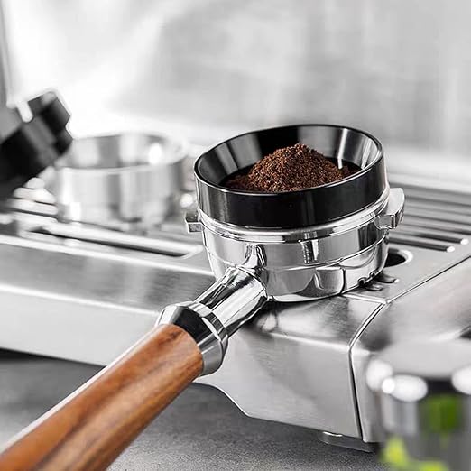 58mm Dosing Funnel, Aluminum Coffee Dosing Ring Espresso Portafilter Funnel - Image 2