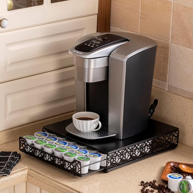 FlagShip K Cup Drawer Holder for Keurig Pods K Cup Storage Organizer Drawer - Image 2