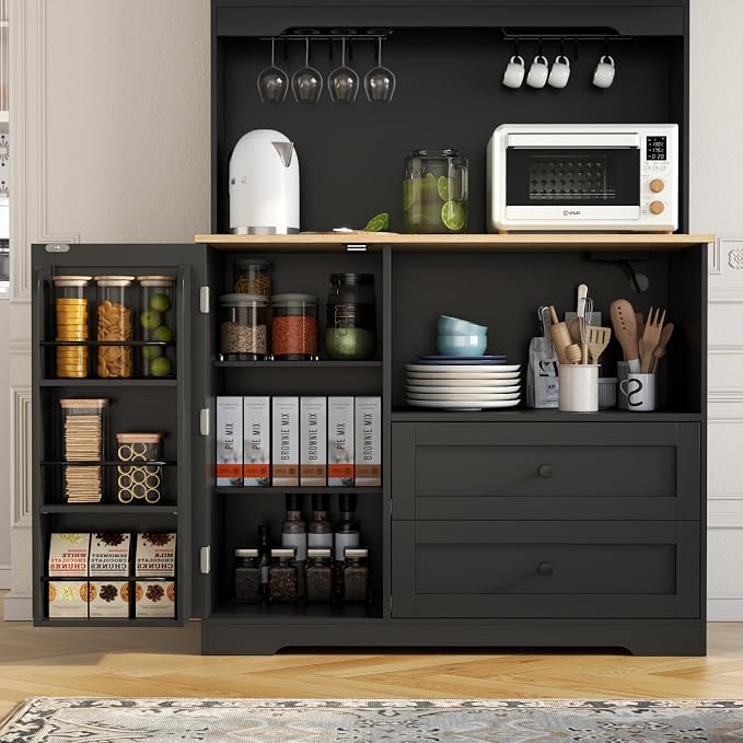 Gyfimoie 68" Tall Kitchen Pantry Storage Cabinet - Image 5