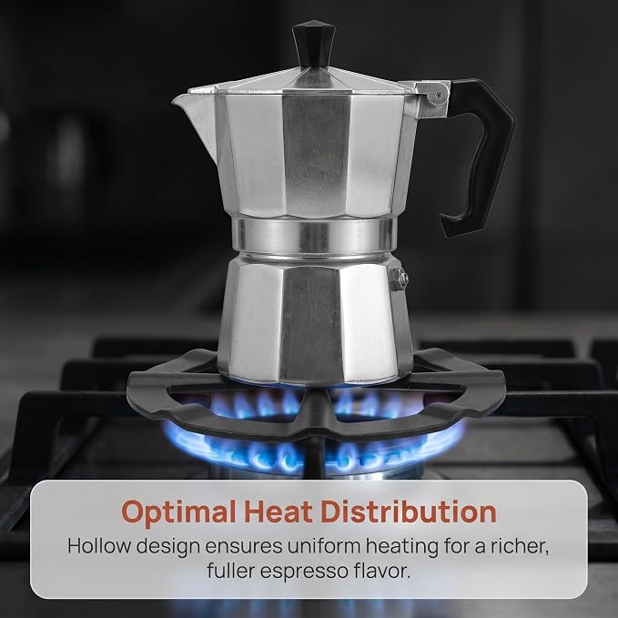 4pcs Gas Stove Coffee Maker Stand Rack Accessories Iron round Burner Wok Holder - Image 8