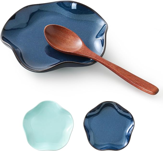ABRUTY Spoon Rest for Stove Top, Ceramic Spoon Holder for Counter, Modern by ABRUTY