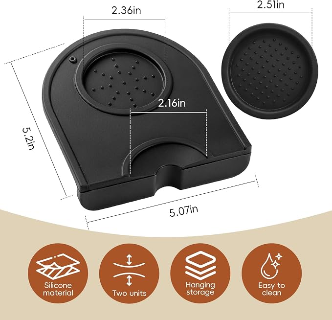 Coffee Knock Box, Coffee Scoops, Espresso Aistribution Tool, Espresso Tamping - Image 8