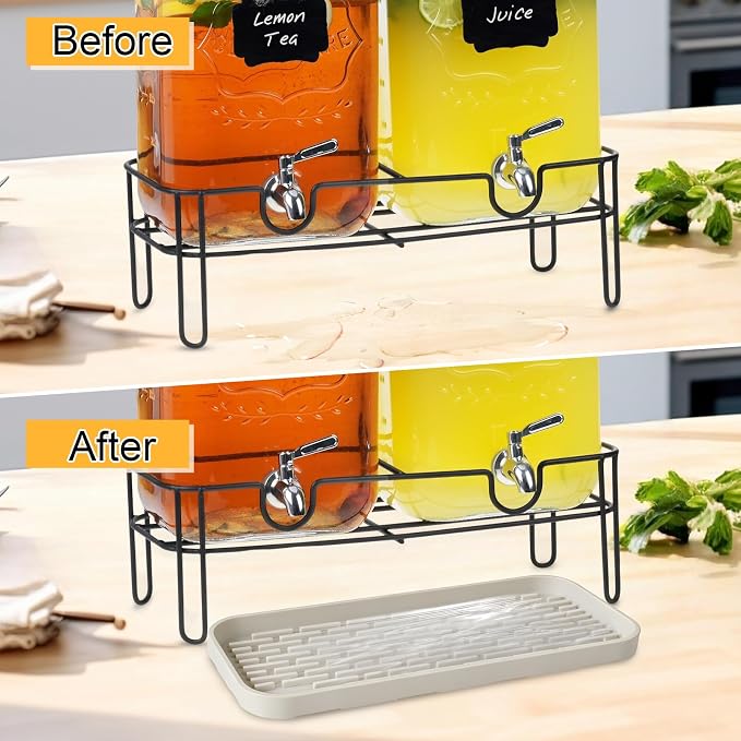 Drip Tray for Drink Dispenser, Silicone Drip Pan for Drink Dispenser, Beverage - Image 5