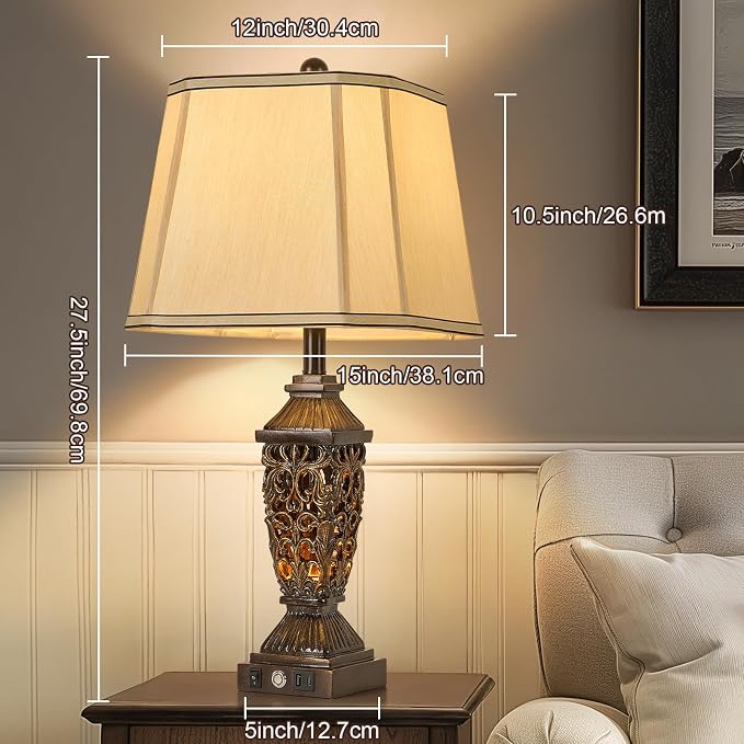 AIDENOEY 27.5“ Farmhouses Table Lamp - Image 6