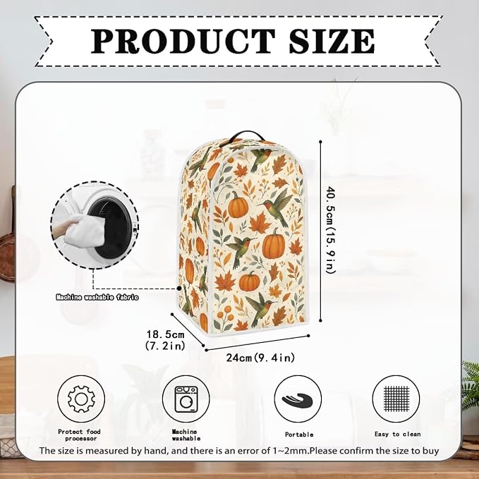 Pumpkin Hummingbird Blender Cover - Image 6