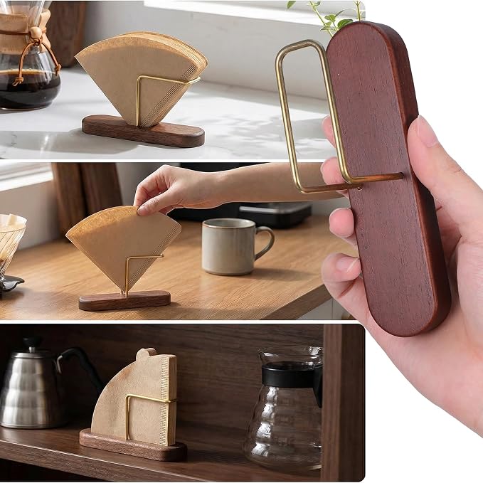 Cone Coffee Filter Holder, Coffee Filter Storage - Image 3