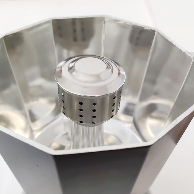 Moka Pot Stovetop Espresso Coffee Maker Accessories Anti-Splash Valve Stainless - Image 5