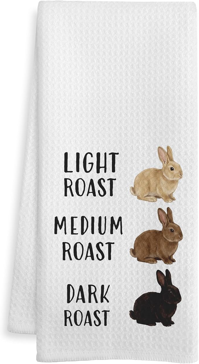 Coffee Easter Bunny Kitchen Towels, Gifts by Unknown