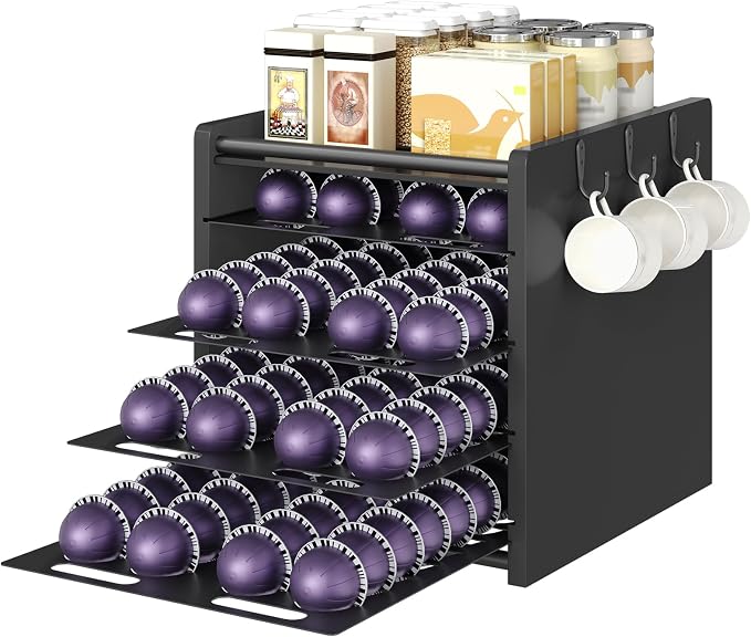 YATINEY Coffee Pod Drawer Holder, 4 Tier Holder by Yatiney