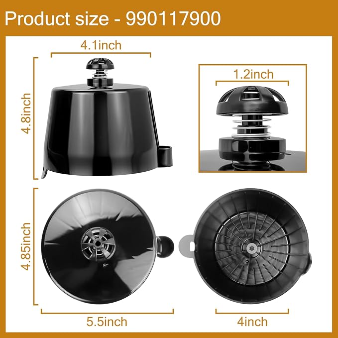 HASMX 990117900 Coffee Maker Brew Basket Replacement Part - Image 5
