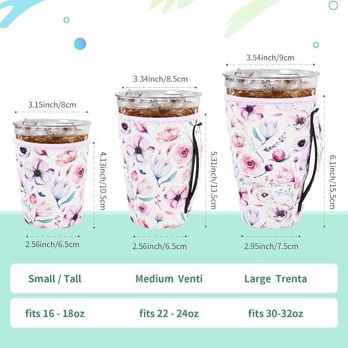 Iced Coffee Sleeve Insulator Sleeves - Image 2