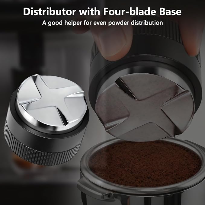 Y-Step 51mm Gravity Adaptive Espresso Distribution Tool, Coffee Distributor - Image 4