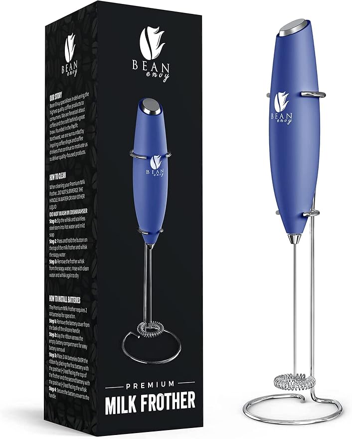 Bean Envy Milk Frother, Coffee Stirrers, Frother Wand, Milk Frother Handheld by BeanEnvy