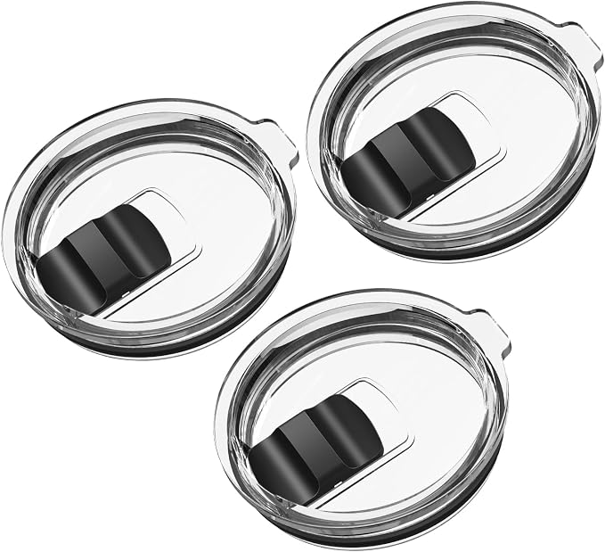 30 oz Tumbler Lid, 3 Pack Magnetic Slider Replacement Lids by DINCERPEN
