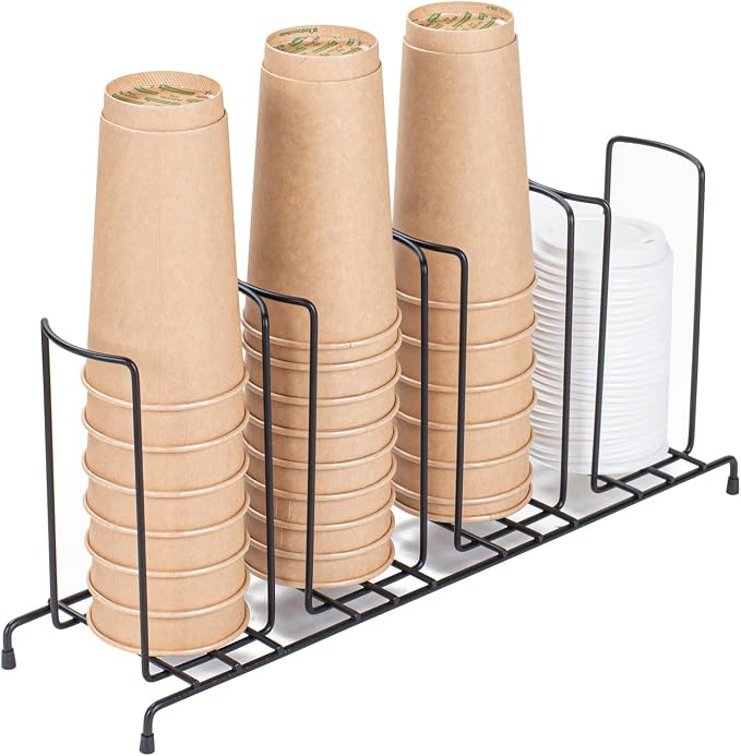 Restaurantware Restpresso 18.5 Inch x 5 Inch x 8.5 Inch Coffee Cup Organizer 1 - Image 2