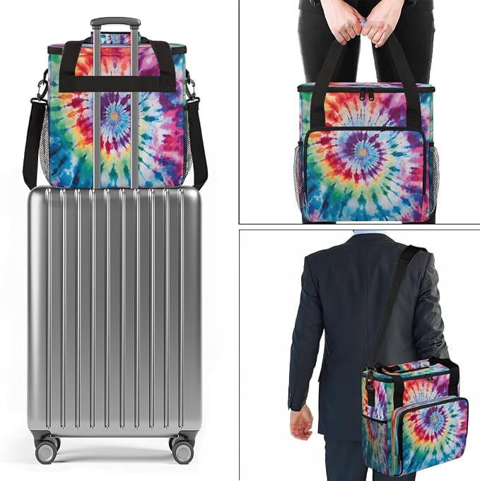 Tie Dye Colorful Boho Hippie Coffee Machine Bag Compatible - Image 7