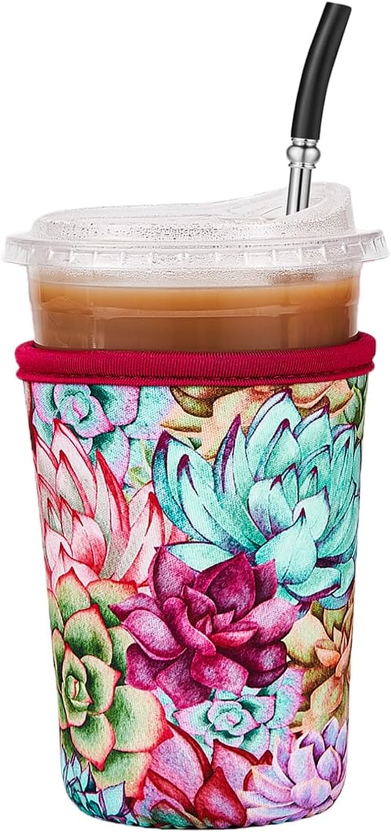 Iced Coffee Sleeve Reusable Medium 22-28oz by Cavllson