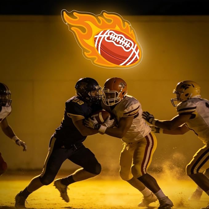 Football Neon Sign for Wall Art Decor, Football Decor for Man Cave Teens Boys - Image 7