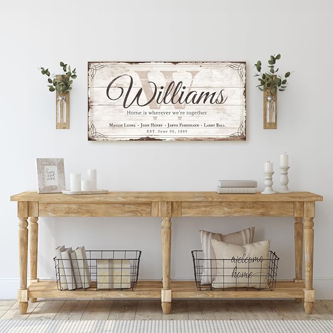 IPIC - Personalized Last Name Wall Decor, Last Name Home Sign as Family Wall - Image 3