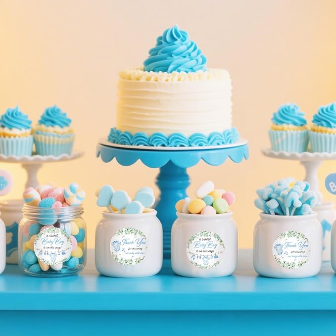 Serencatcher 80 Pcs Baby Shower Stickers - Image 5