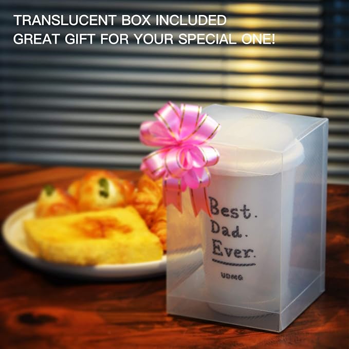 Reusable Double Wall Insulated White Ceramic Travel Coffee Cup - Image 4