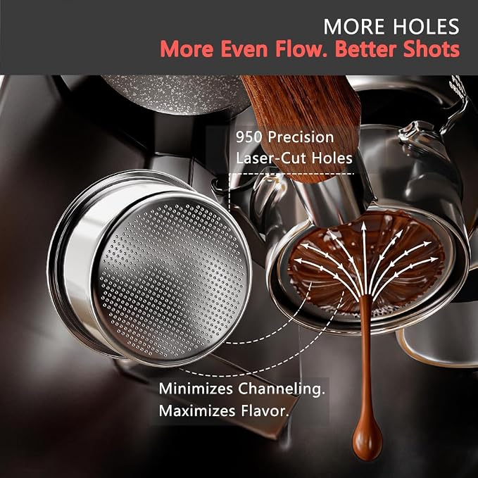 54mm Bottomless Portafilter for Breville Espresso Machines | 950 Precision - Image 2