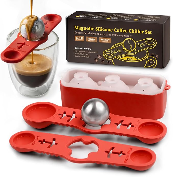 Espresso Cooling Ball Set for Morning Brew & Home Bar by Unknown