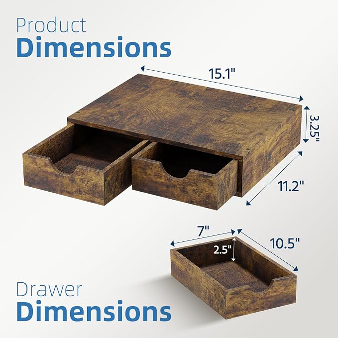 Simple Trending Wooden Coffee Pod Holder Drawer, K Cup Drawer Organizer - Image 2