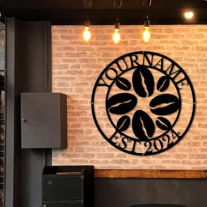 Custom Metal Coffee Bar Signs - Image 4