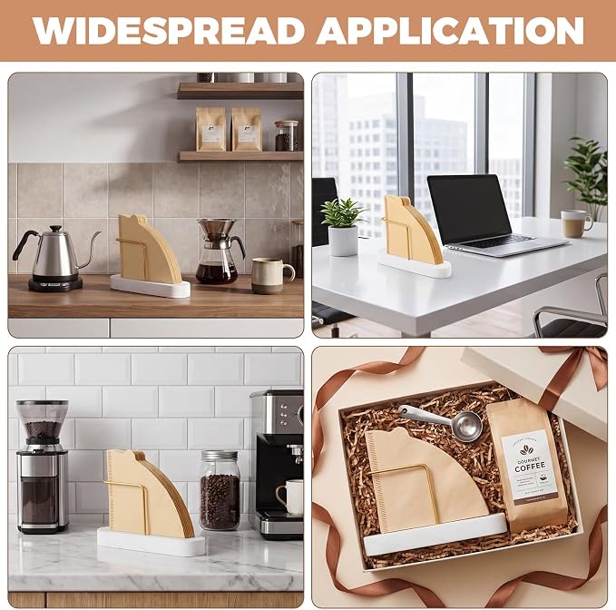 Coffee Paper Cone Storage Stand, Countertop Organizer Holder - Image 8